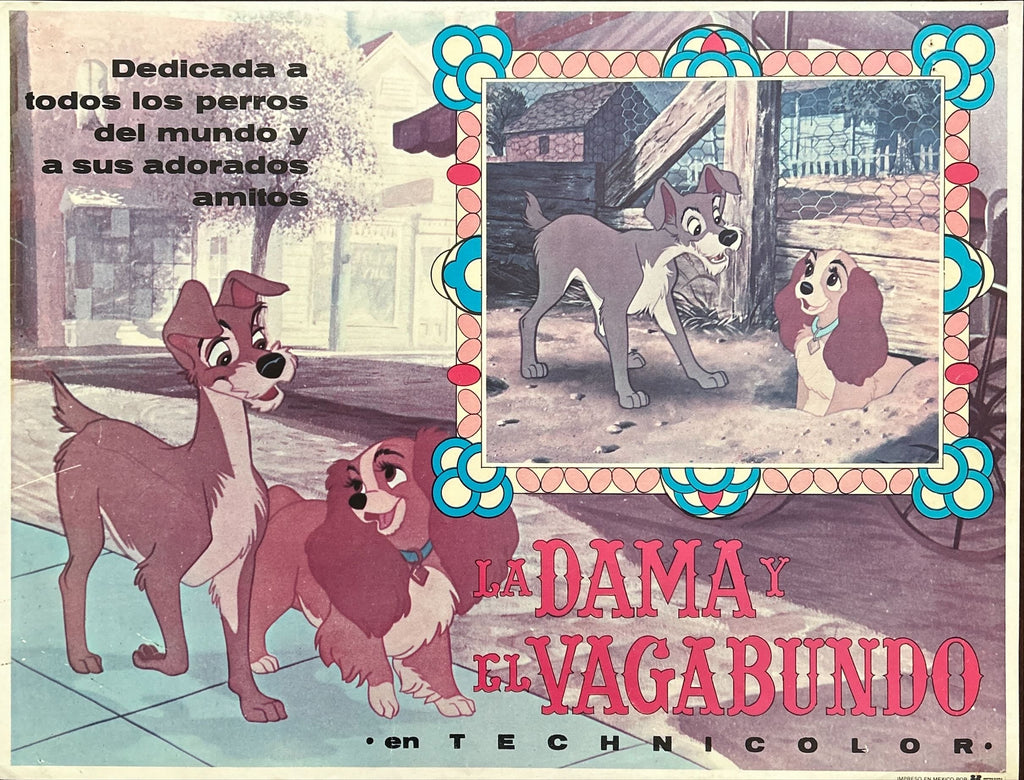 Lady & The Tramp (1955) 6x Lobby Cards - MX