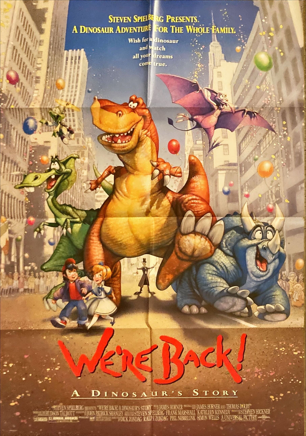 We're Back: A Dinosaur's Story int'l 1sh '93
