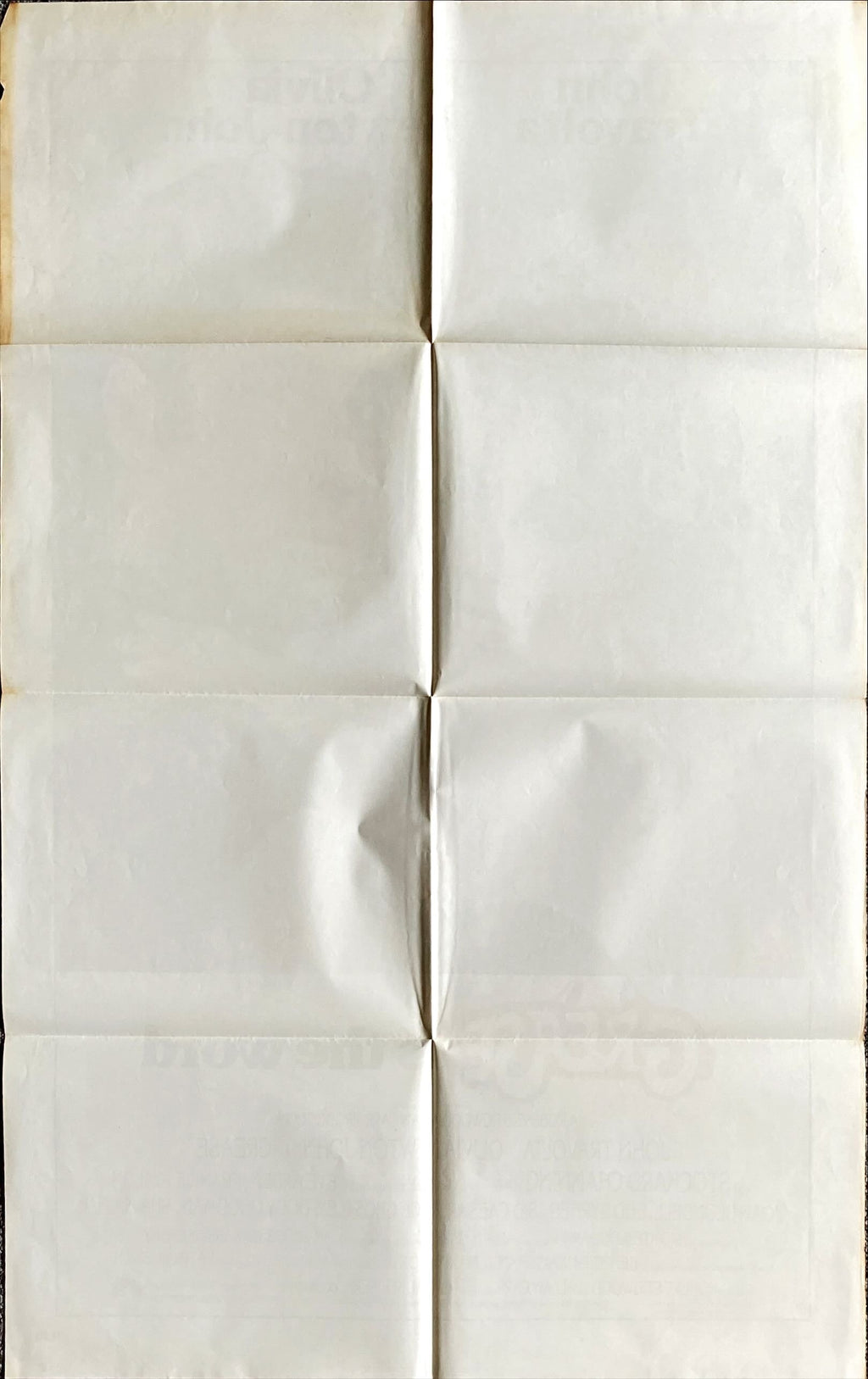 952 GREASE 1sh 1978- John Travolta & Olivia Newton-John