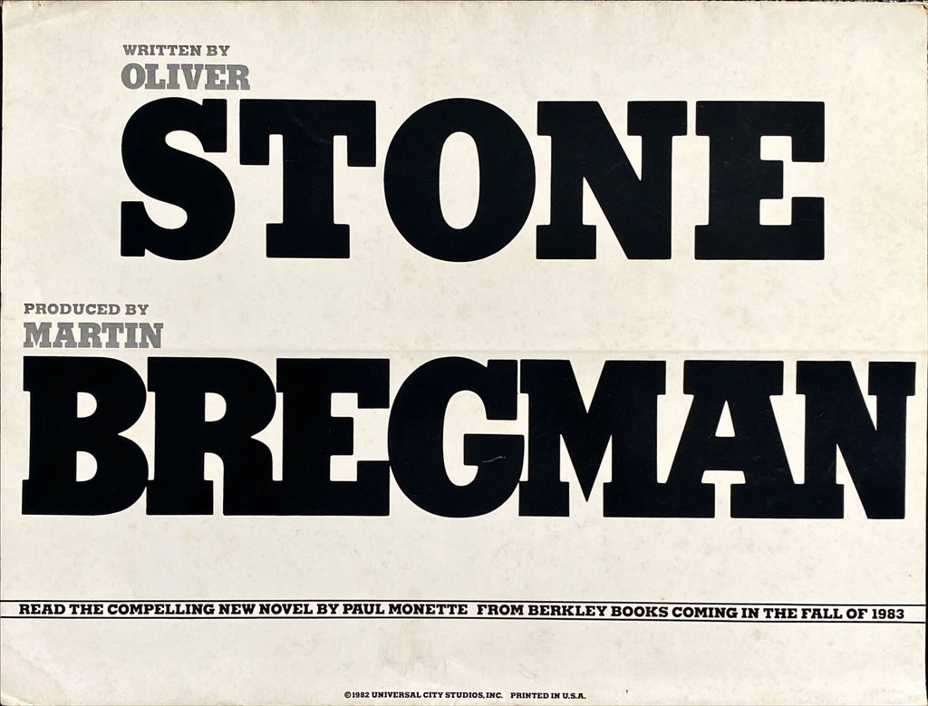 Scarface (1983)  - Promo Brochure