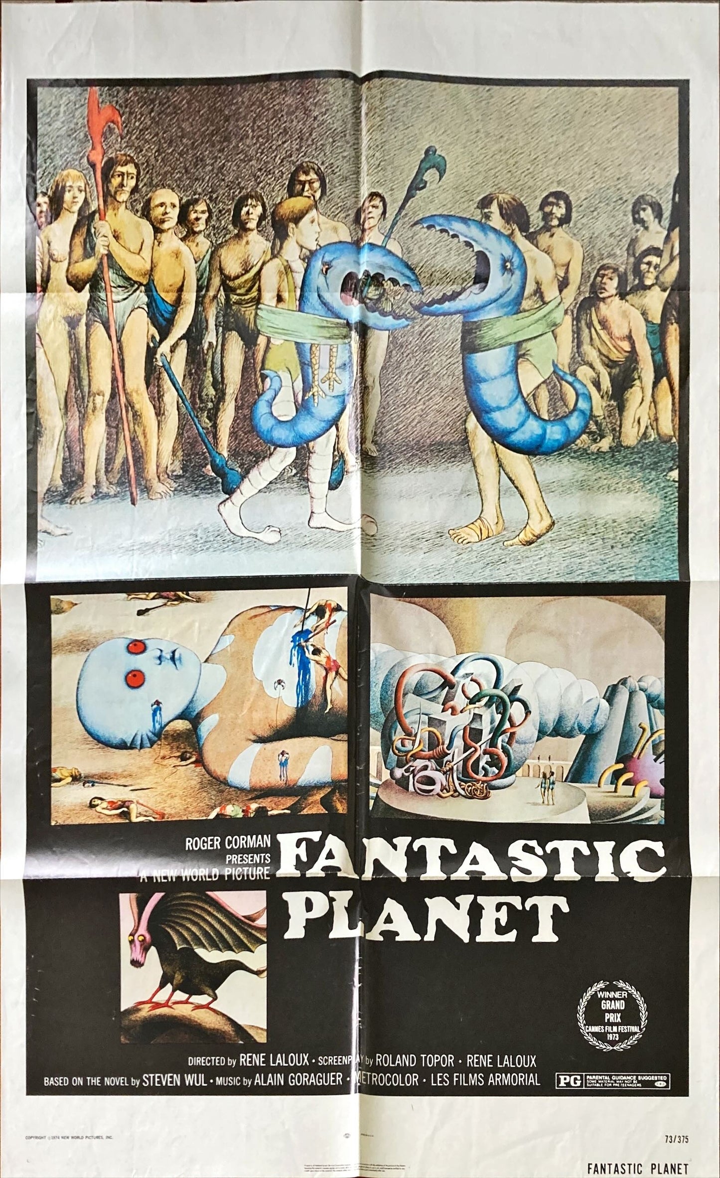 Fantastic Planet (1973) One Sheet Movie Poster