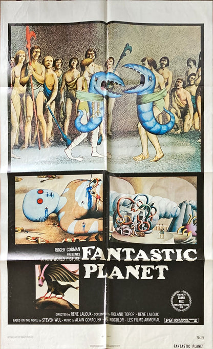 Fantastic Planet (1973) One Sheet Movie Poster