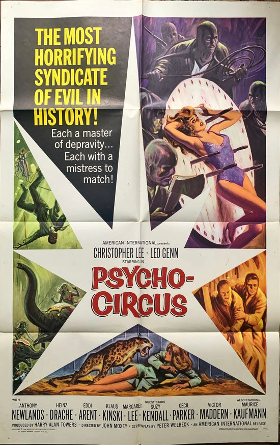 Psycho Circus (1967) One Sheet Movie Poster