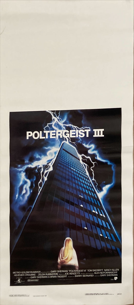 Poltergeist III (1988) Original Locandina Movie Poster - ITA