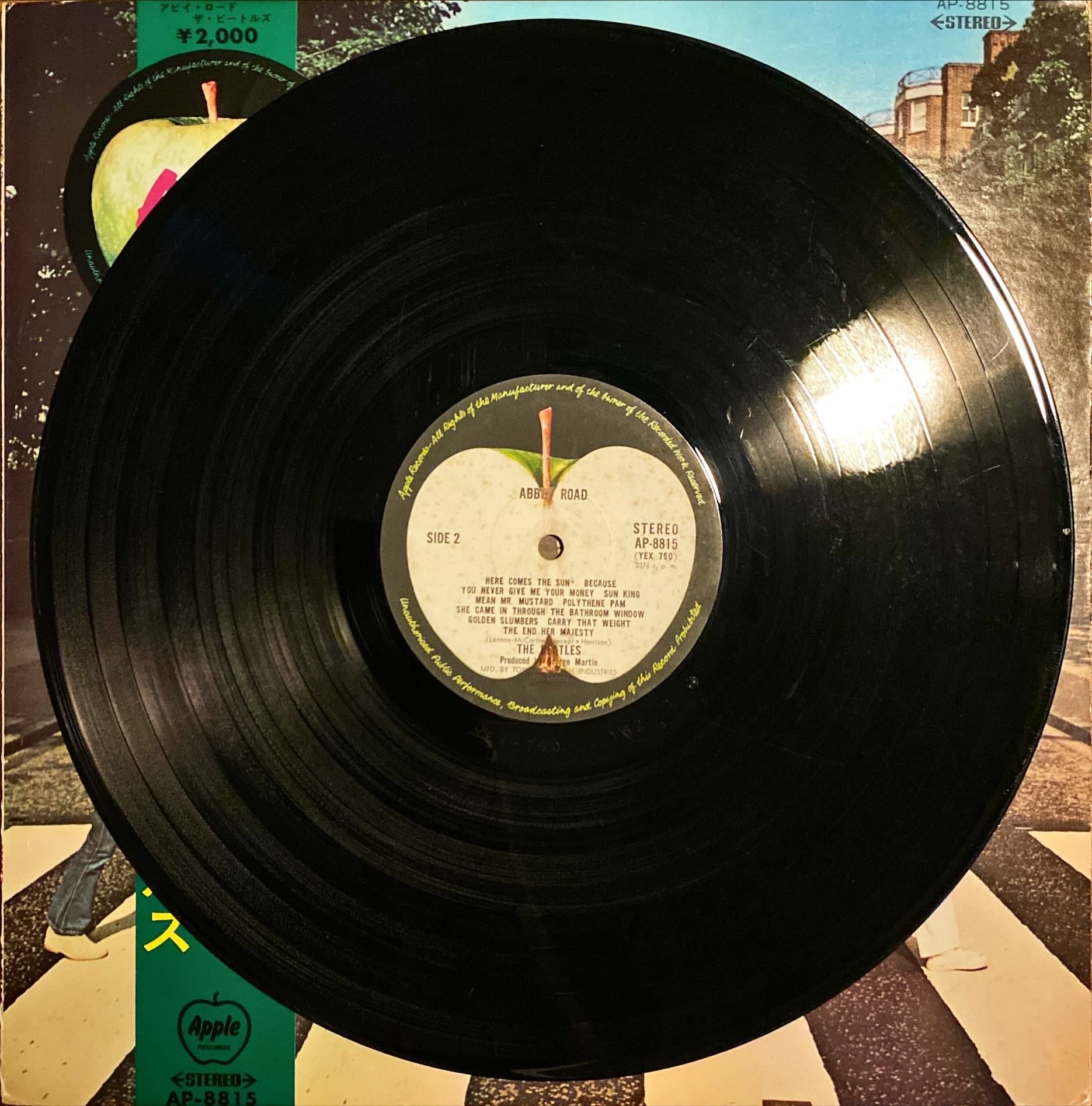 The Beatles - Abbey Road Rare Japanese Vinyl AP-8815