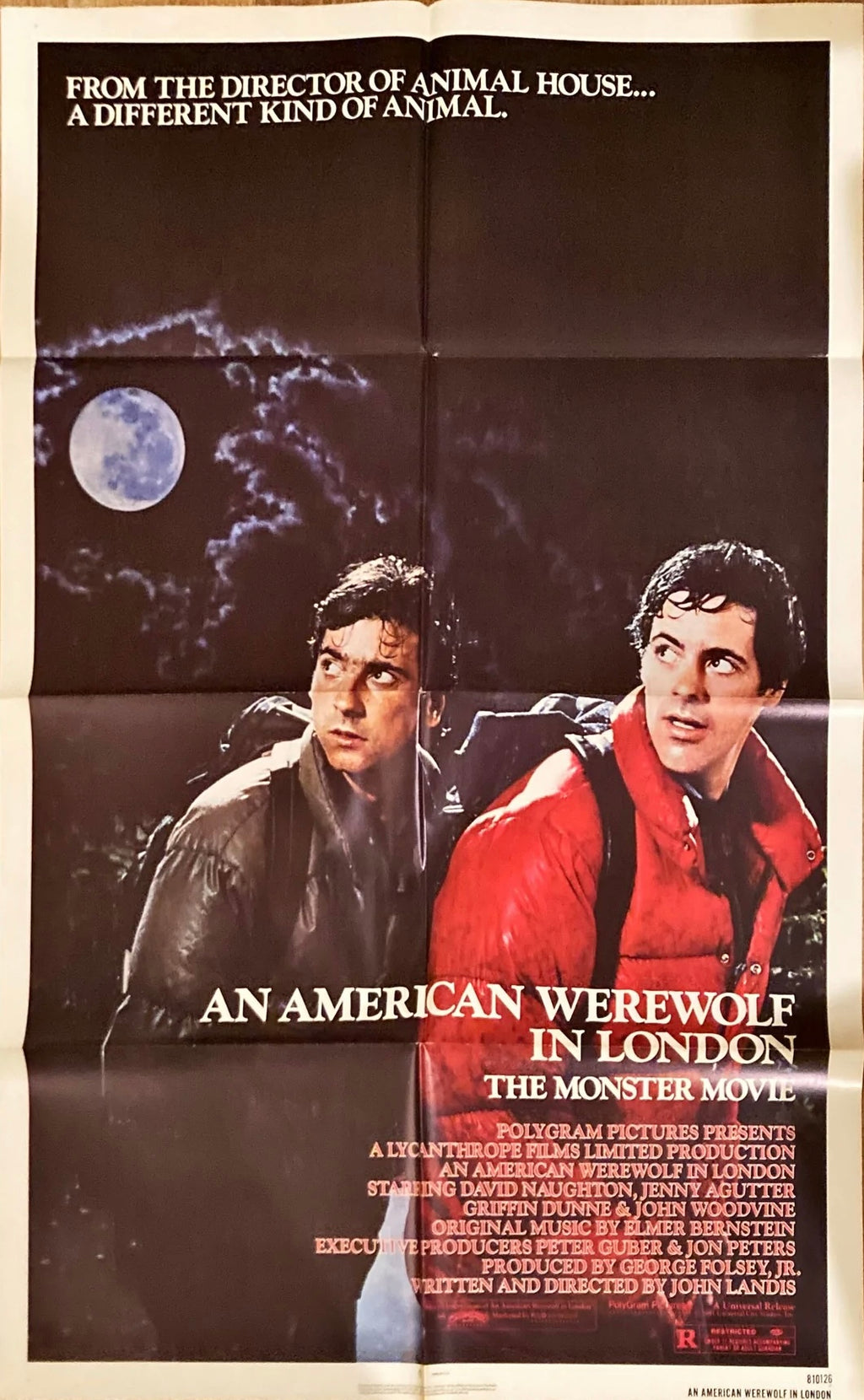 American Werewolf In London (1981) One Sheet Movie Poster