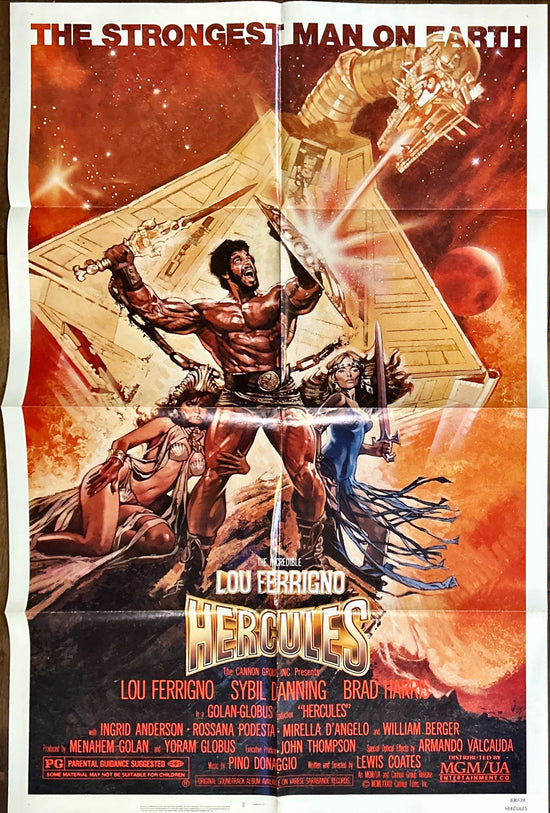 Hercules, 1 sheet movie poster 1983