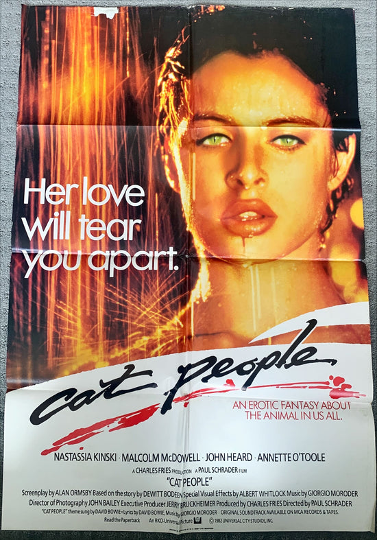 Cat people () One Sheet Movie Poster - Fair Condition