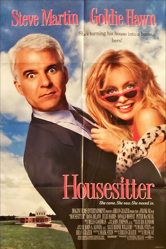 Housesitter 1sh '92 Goldie Hawn, Steve Martin