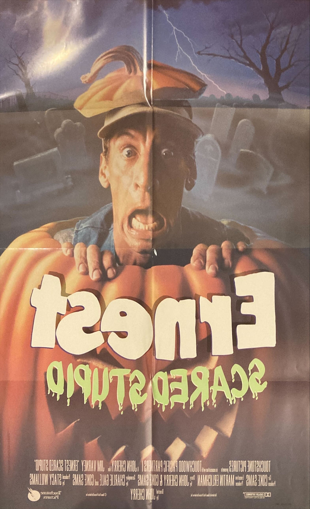 #2290 ERNEST SCARED STUPID int'l DS 1sh '91 Alvin art