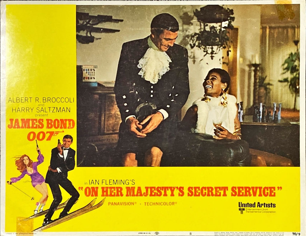 On Her Majesty's Secret Service (1969) 4x Lobby Cards