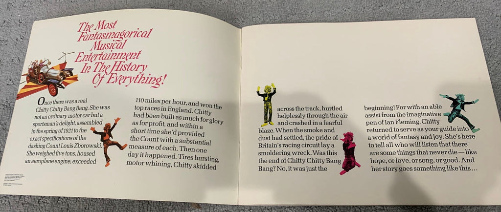 Chitty Chitty Bang Bang, original movie souvenir book
