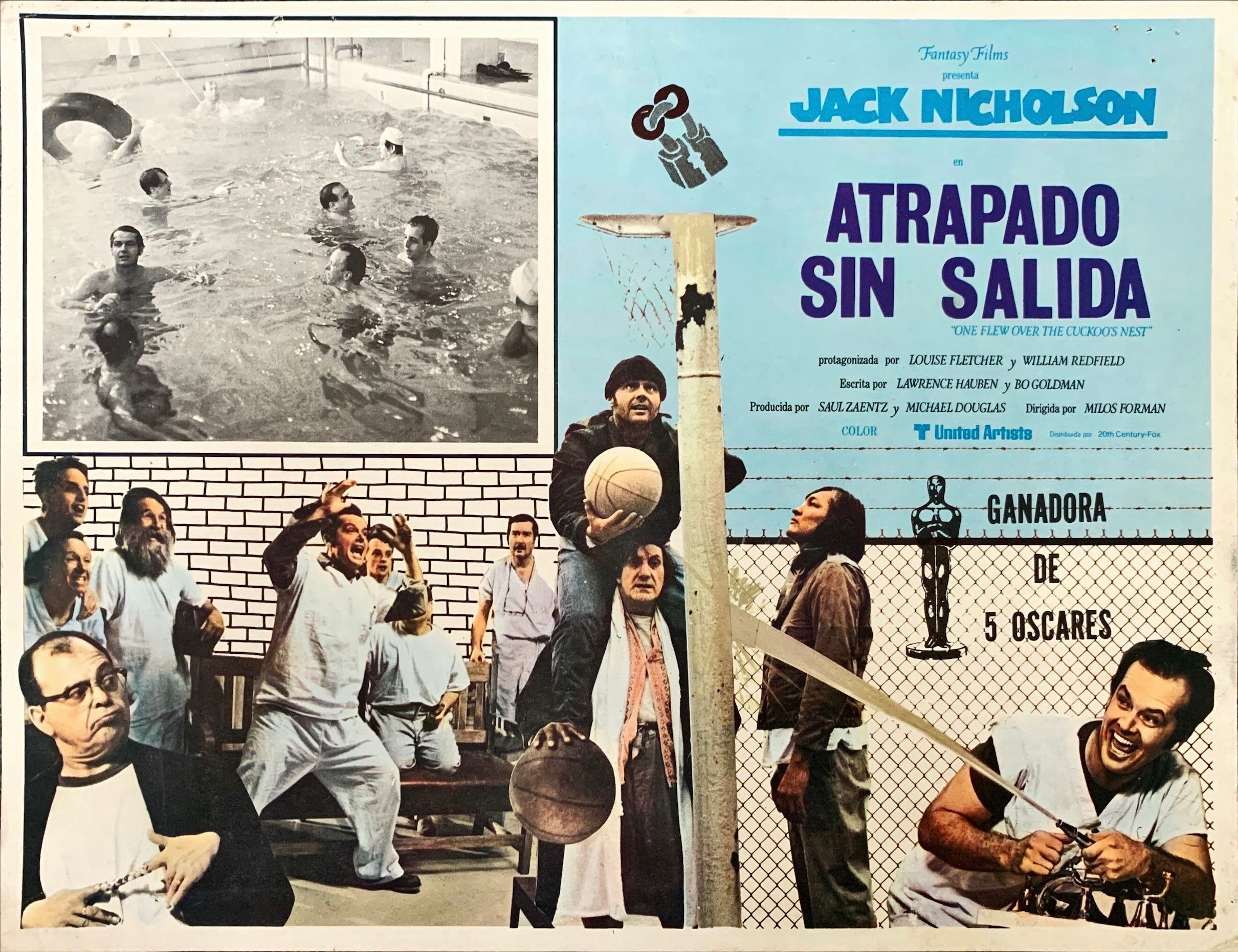 One Flew Over the Cuckoo’s Nest Mexican 2x Lobby Cards