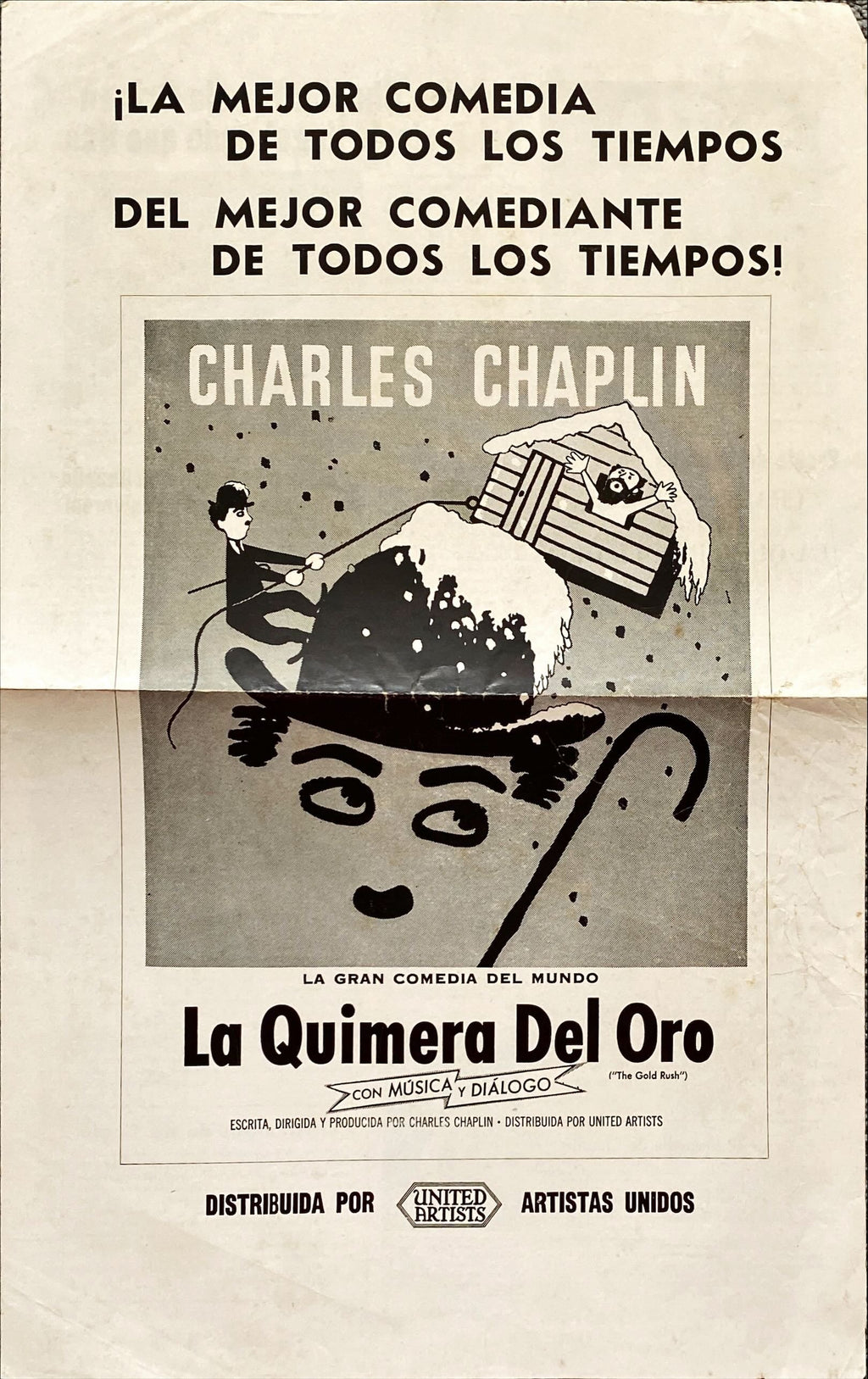 The Gold Rush () Pressbook - R59, SPAN, Chaplin