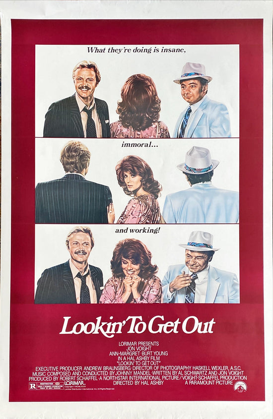 Looking to Get Out (1982) Original Movie Poster, John Voight