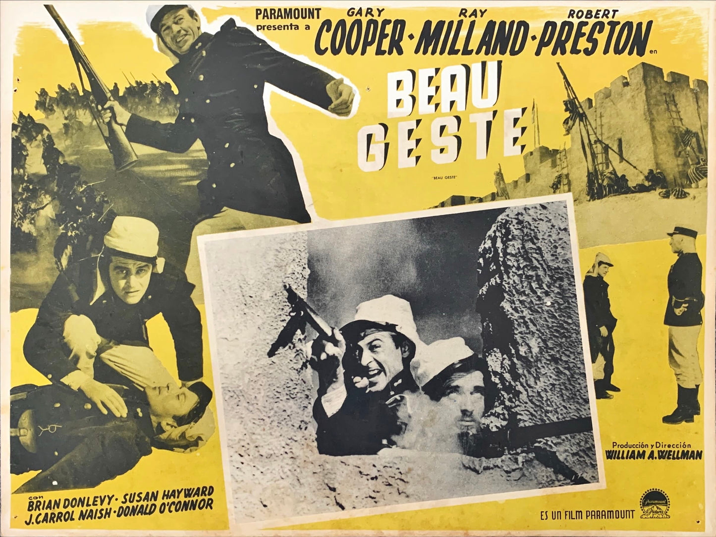 Beau Geste, Mexican lobby card