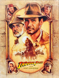 A-32 INDIANA JONES & THE LAST CRUSADE trade ad '89 Drew art of Harrison Ford & Sean Connery