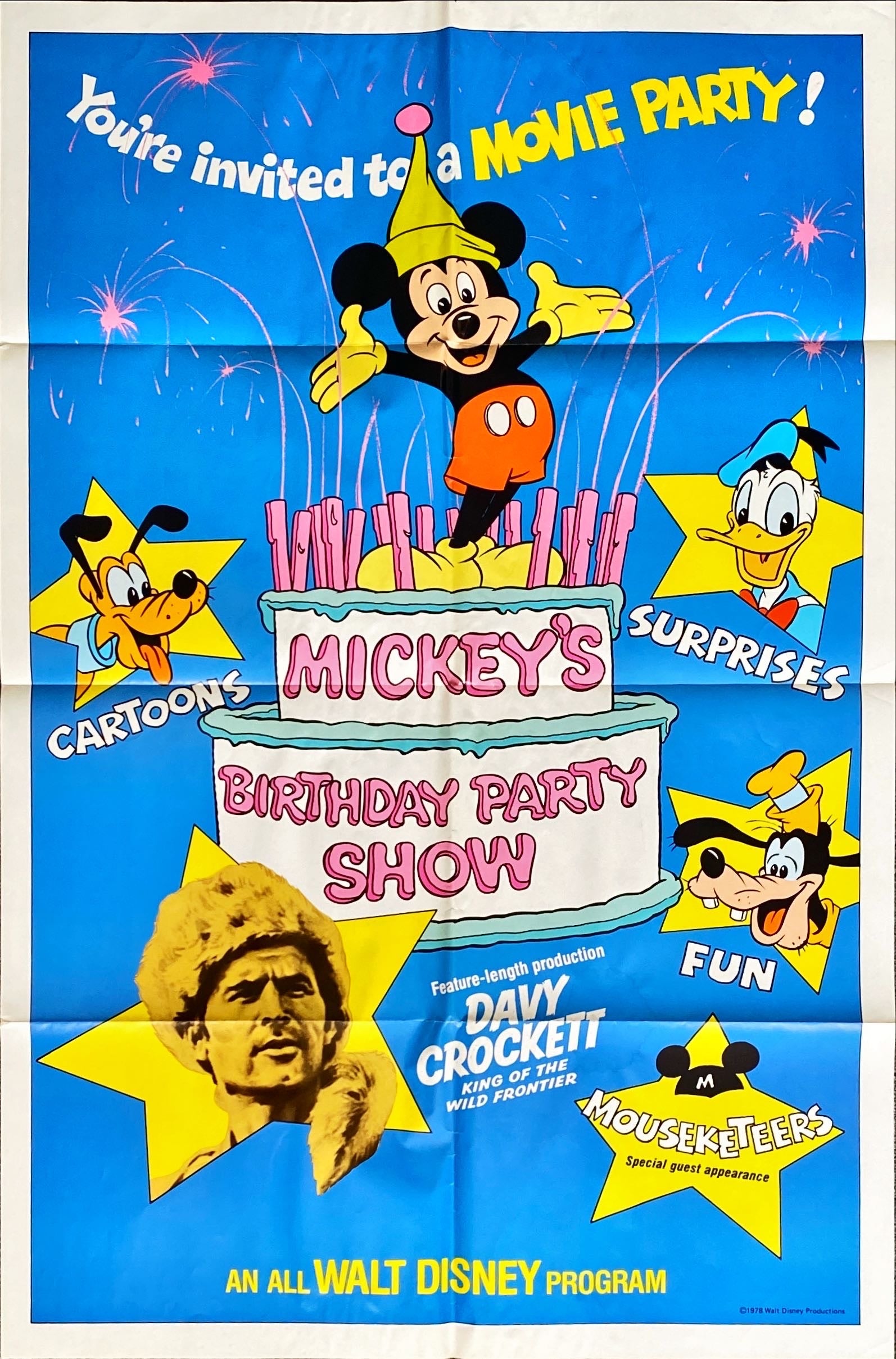 Mickey's Birthday Party Show, 1sh 1978