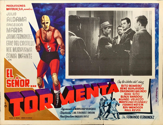 El Señor tormenta Mexican lobby card