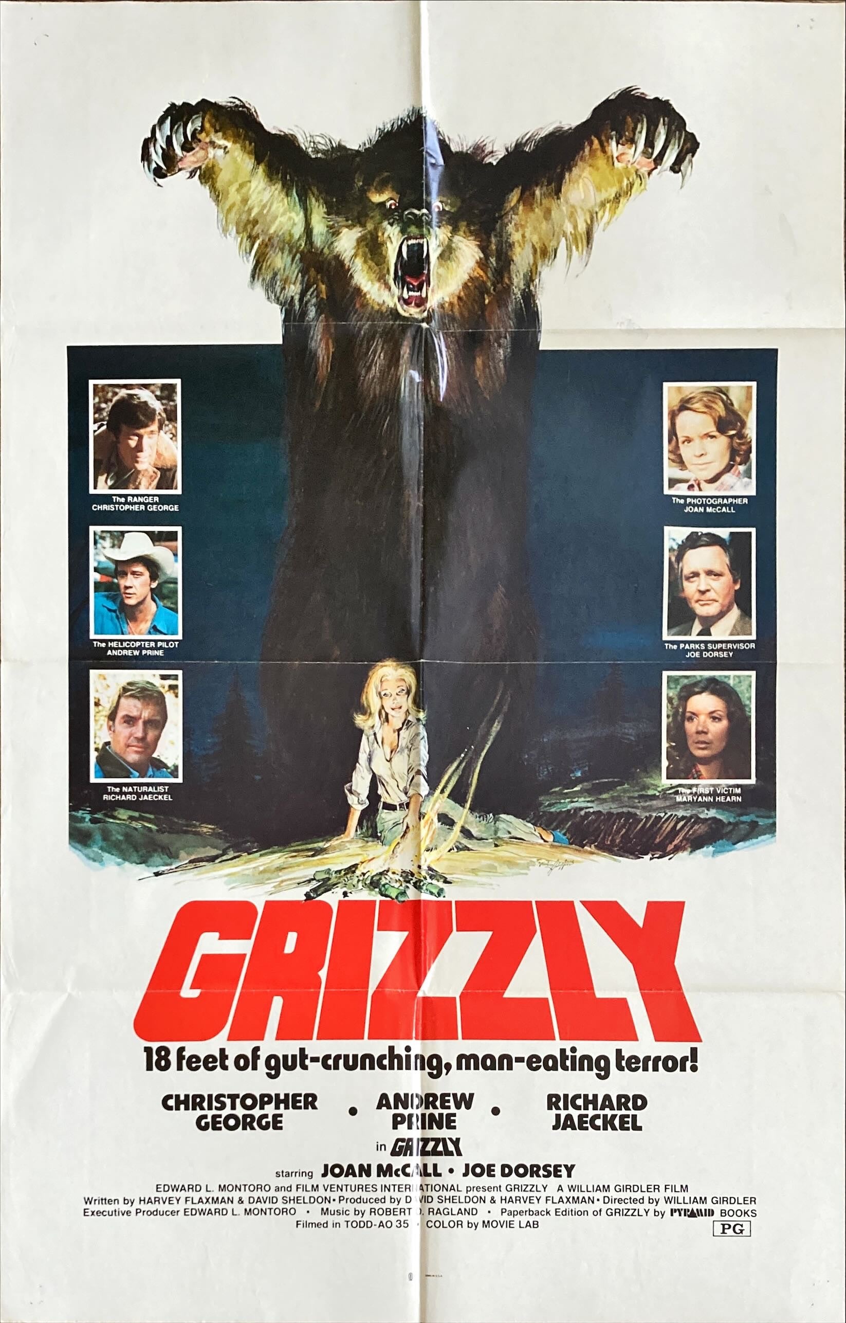 Grizzly (1976) One Sheet Movie Poster