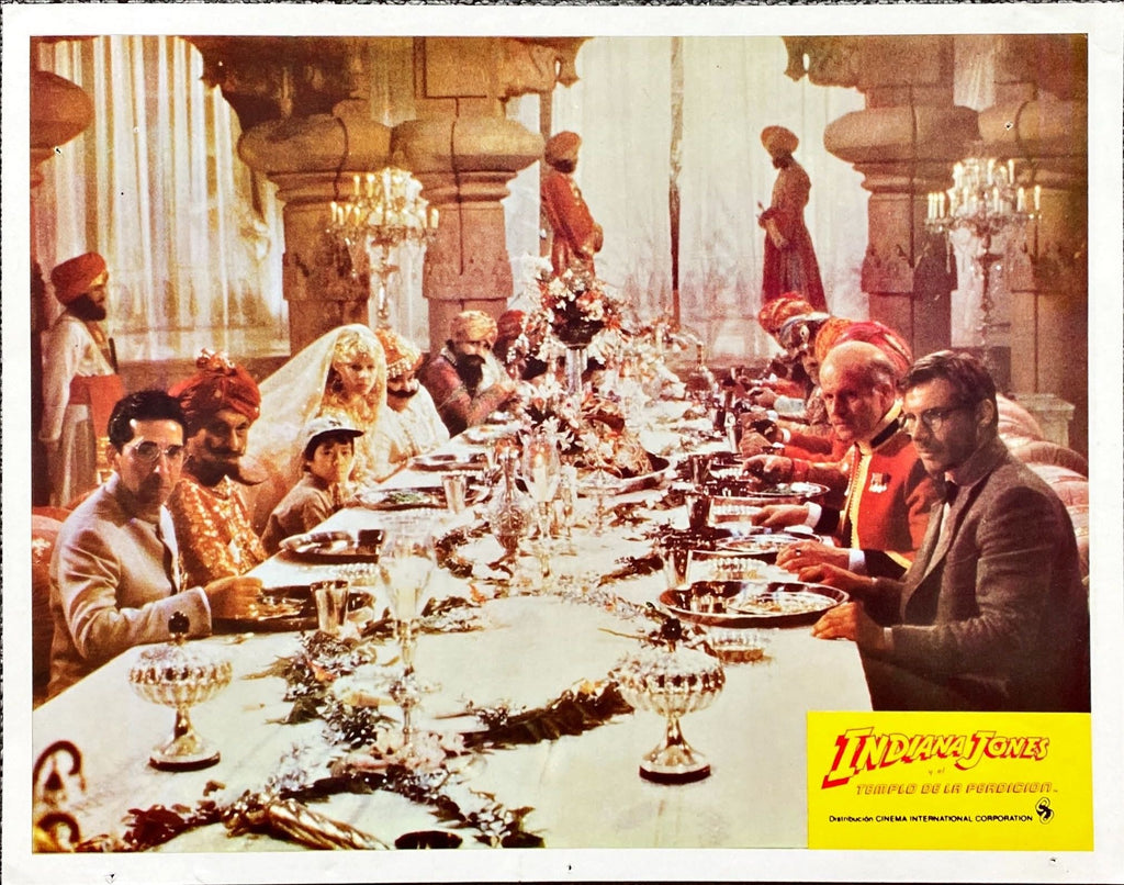 Indiana Jones and the Temple of Doom (1984) 7x Lobby Cards - MX
