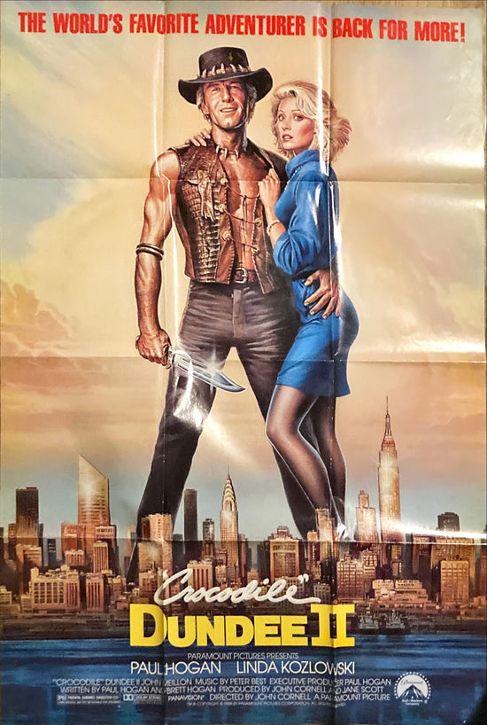 Crocodile Dundee, 1sh 1986 Paul Hogan