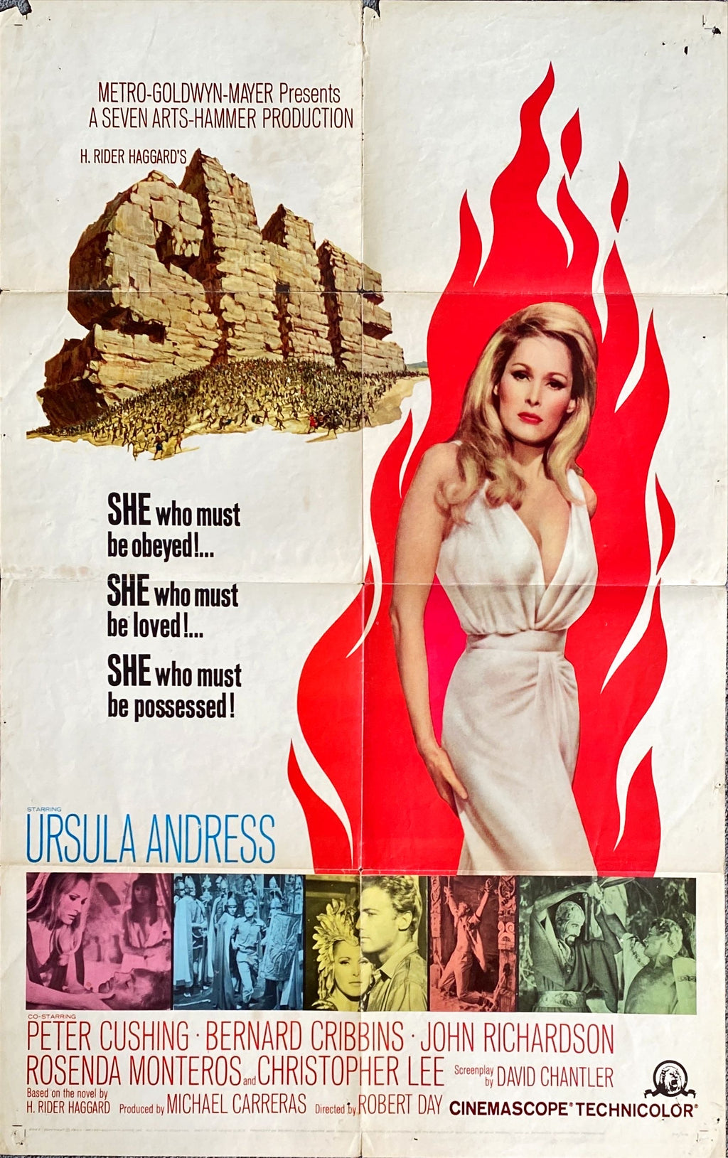 SHE (1965) One Sheet Movie Poster - Hammer