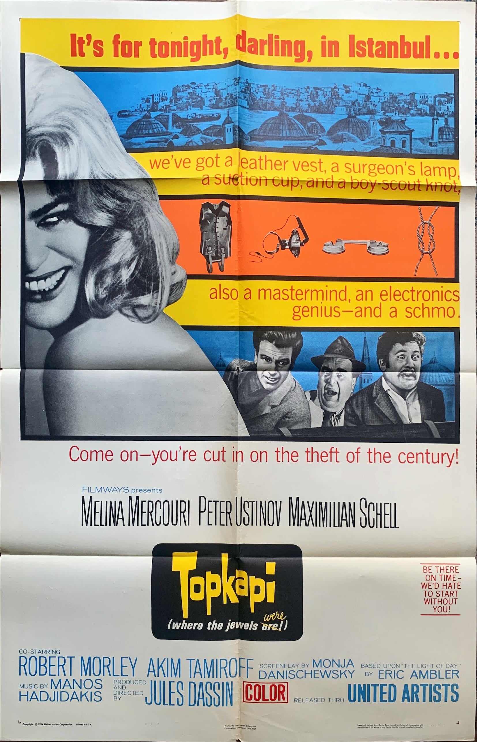 Topkapi (1964) One Sheet Movie Poster – PosterCollectors.xyz