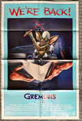 Gremlins (1984) One Sheet Movie Poster - R'85, Spielberg