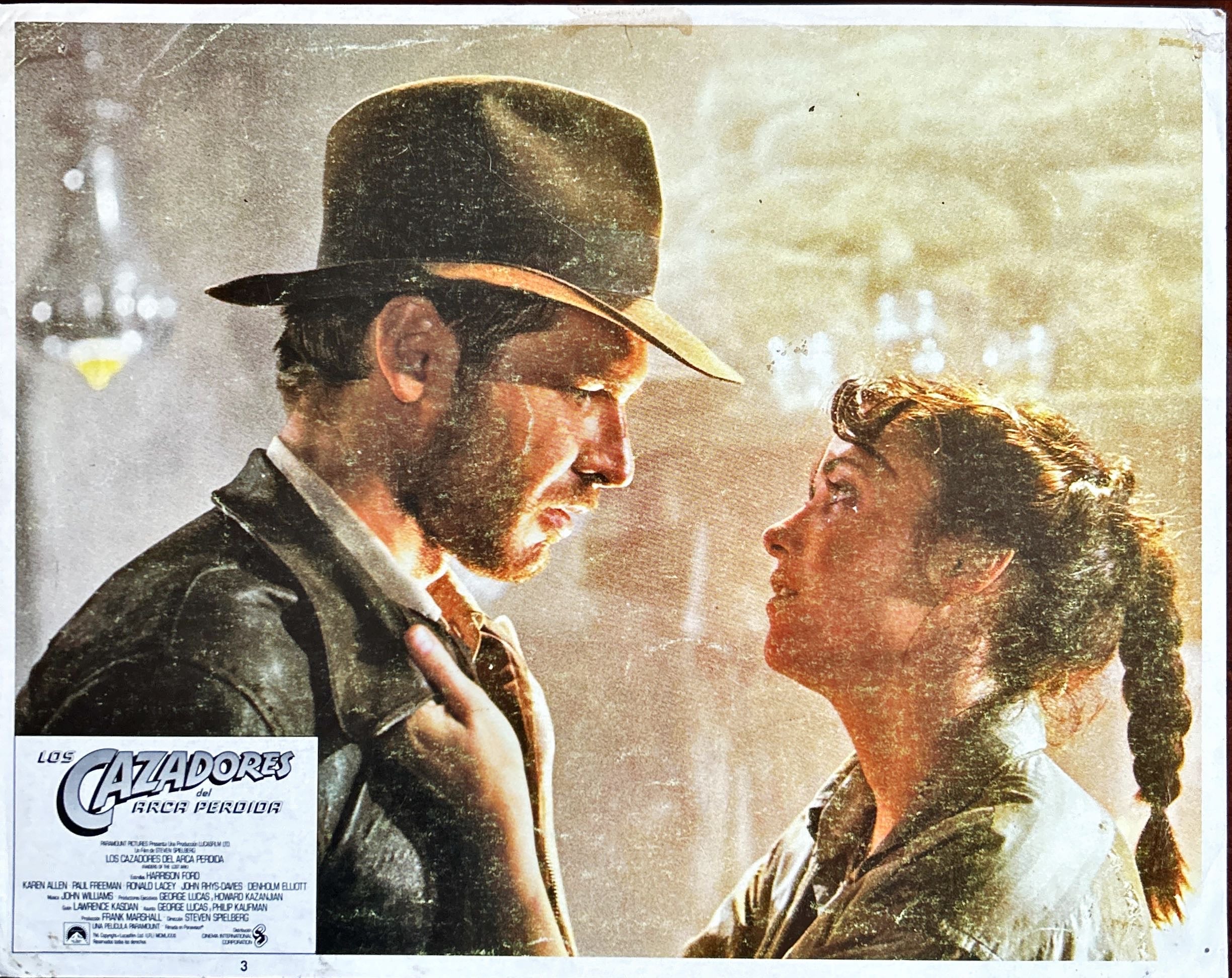 Indiana Jones Bundle, English and spanish Lobby Cards