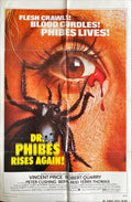 Dr. Phibes Rises Again (1972) Original Movie Poster, Vincent Price Horror