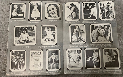 The Story of Judy Garland, stage play souvenir program book 1960s