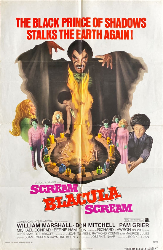 Scream Blacula Scream (1973) Original One Sheet Movie Poster