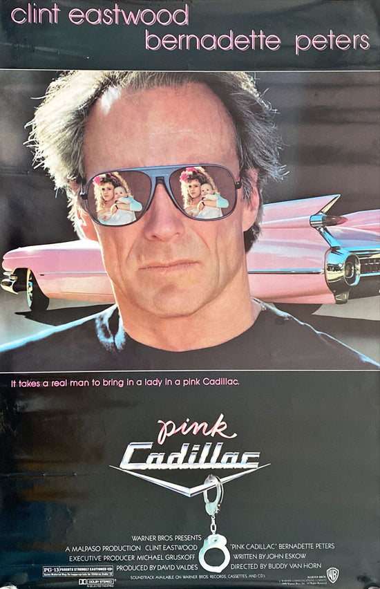 Pink Cadillac (1984) Original Movie Poster, Clint Eastwood