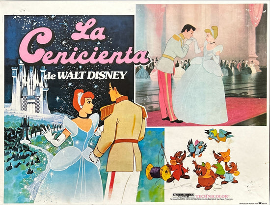 Cinderella (1950) 6x Lobby Cards - MX