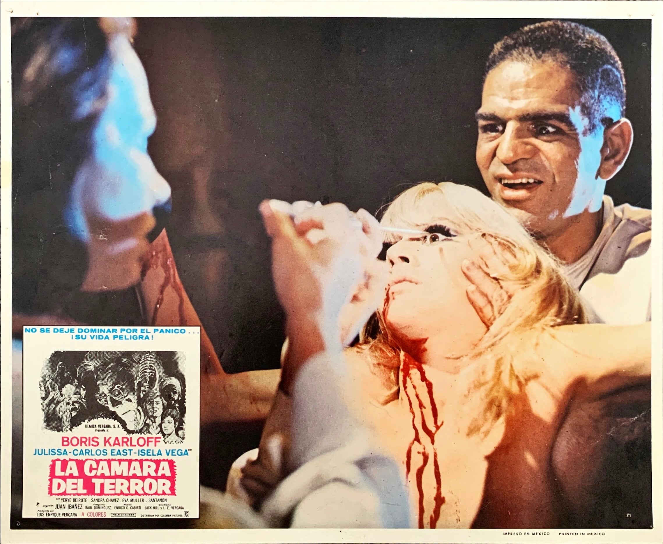 (383) La cámara del terror Mexican lobby card