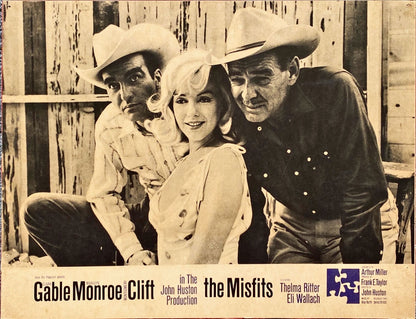 Misfits (1961) 3x Lobby Cards