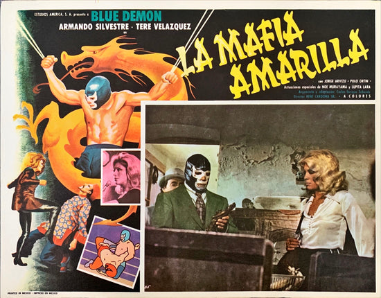 La Mafia Amarilla Mexican lobby card