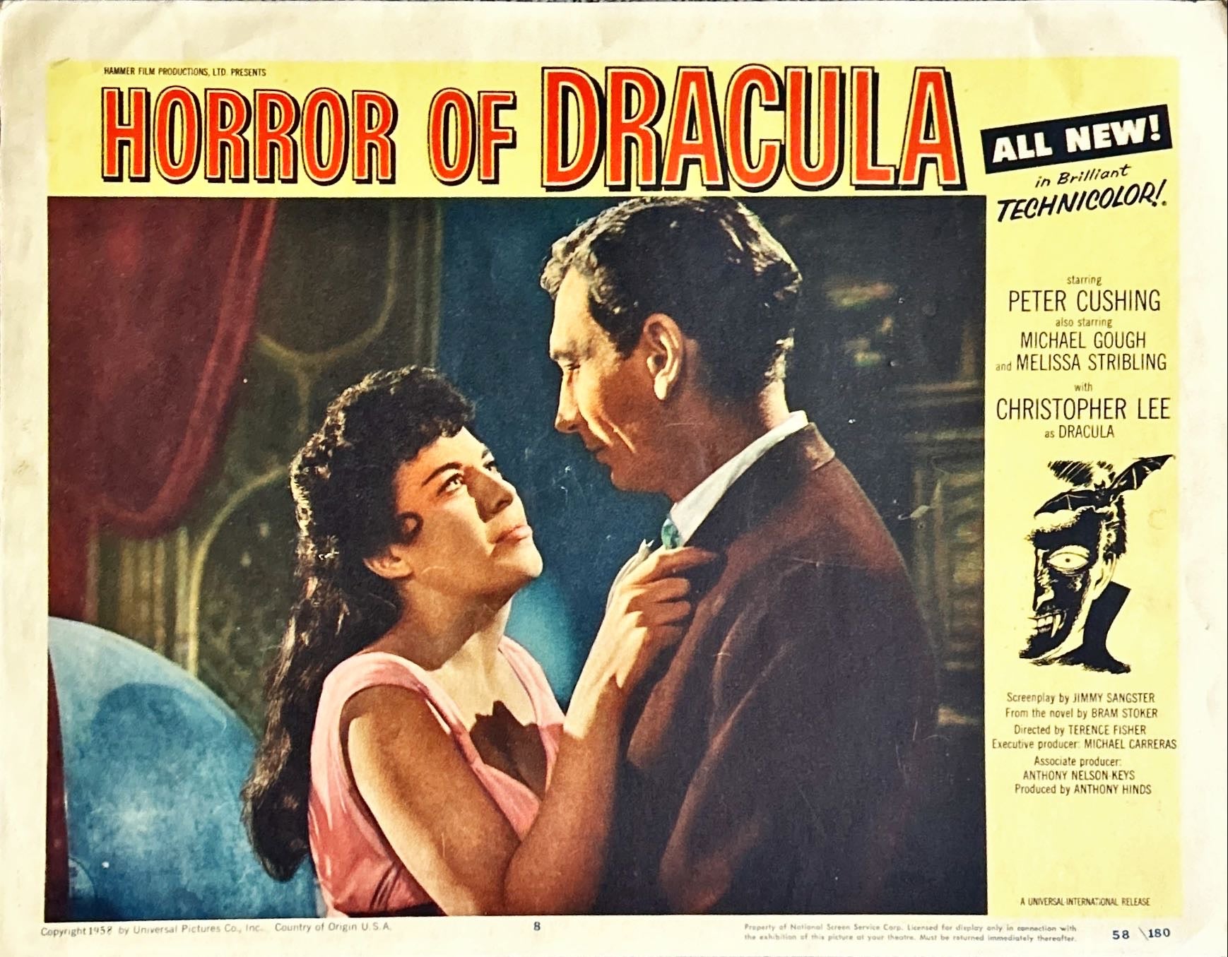 A-119 Horror of Dracula LC #8 1958 Hammer