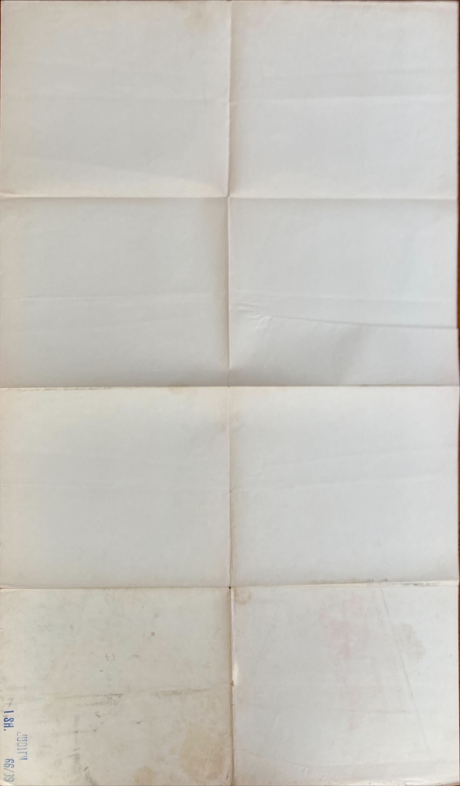 Judith (1966) Original movie Poster, Sophia Loren & Peter Finch