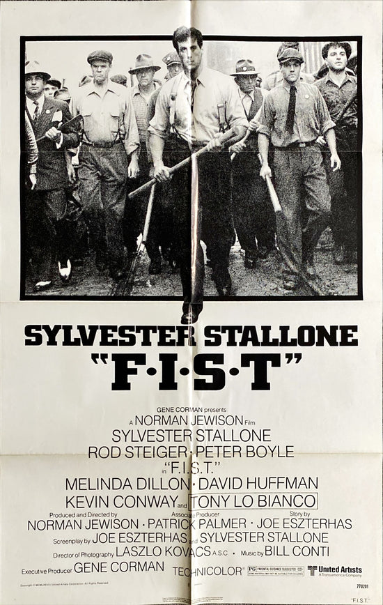 F.I.S.T.,  1sh 1977- Sylvester Stallone