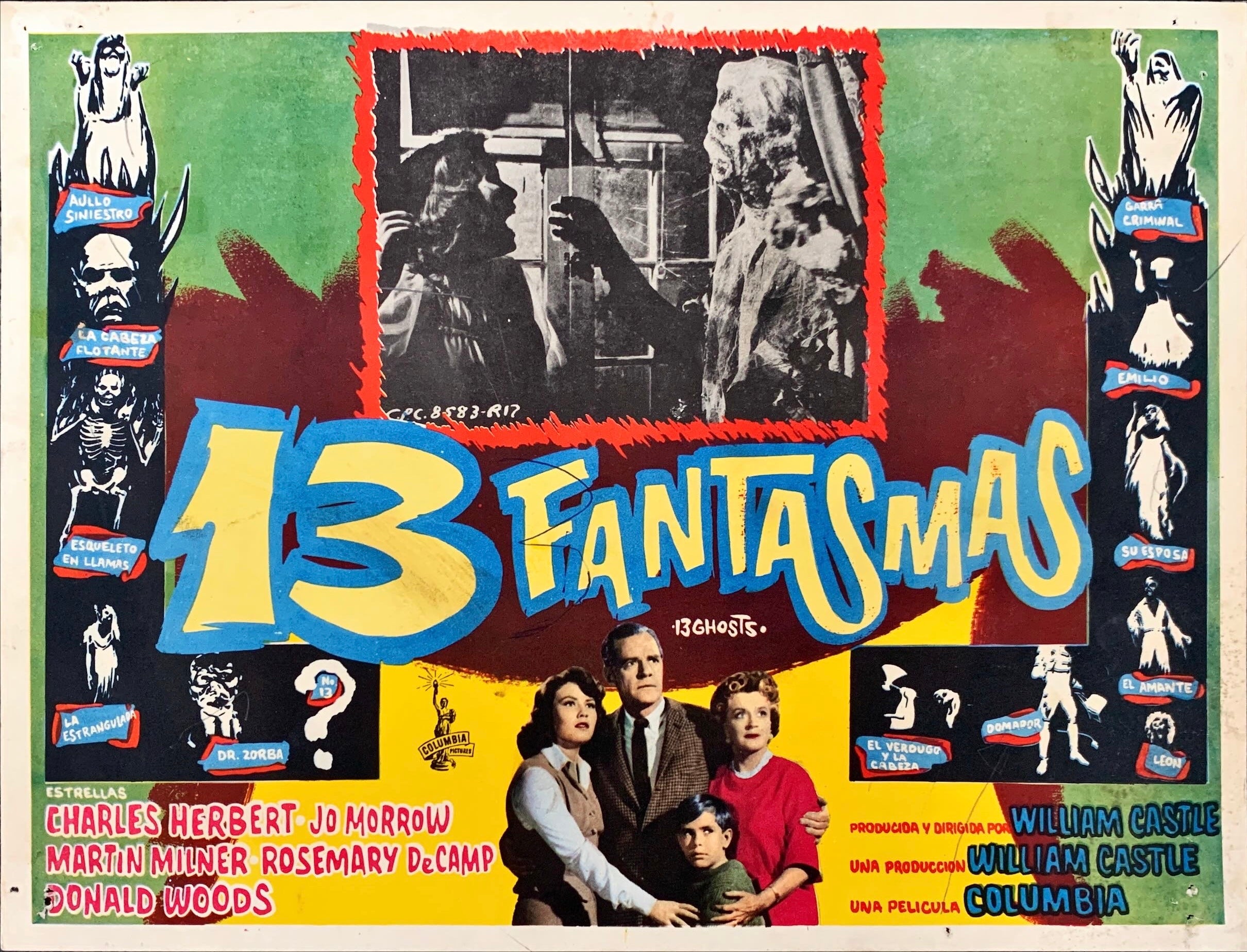 Thirteen Ghosts Mexican Lobby Card