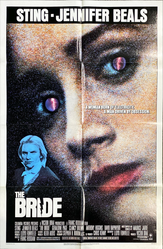 The Bride,  1sh 1985 Sting, Jennifer Beals