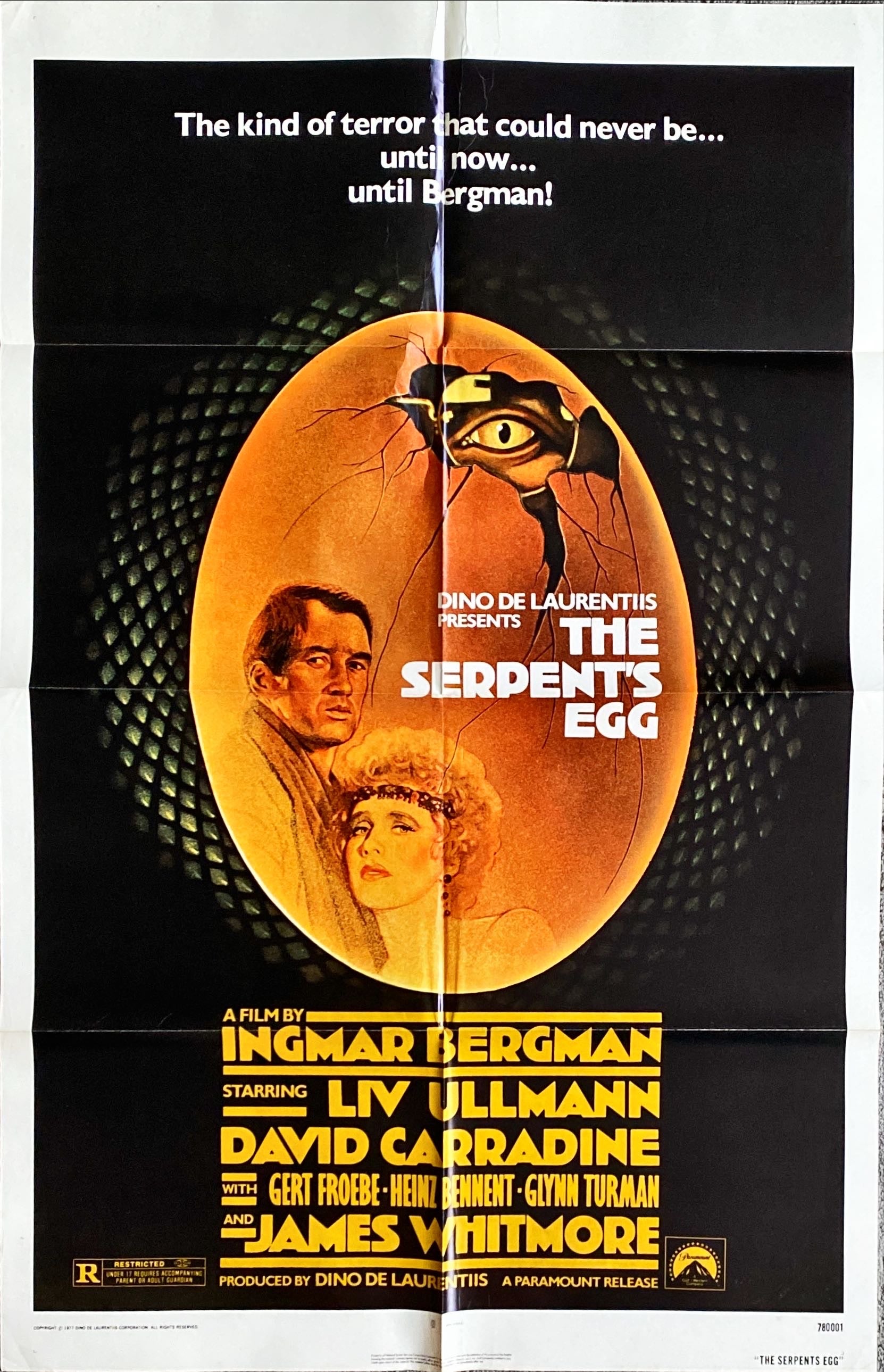 The Serpent's Egg, 1sh '78 -Ingmar Bergman