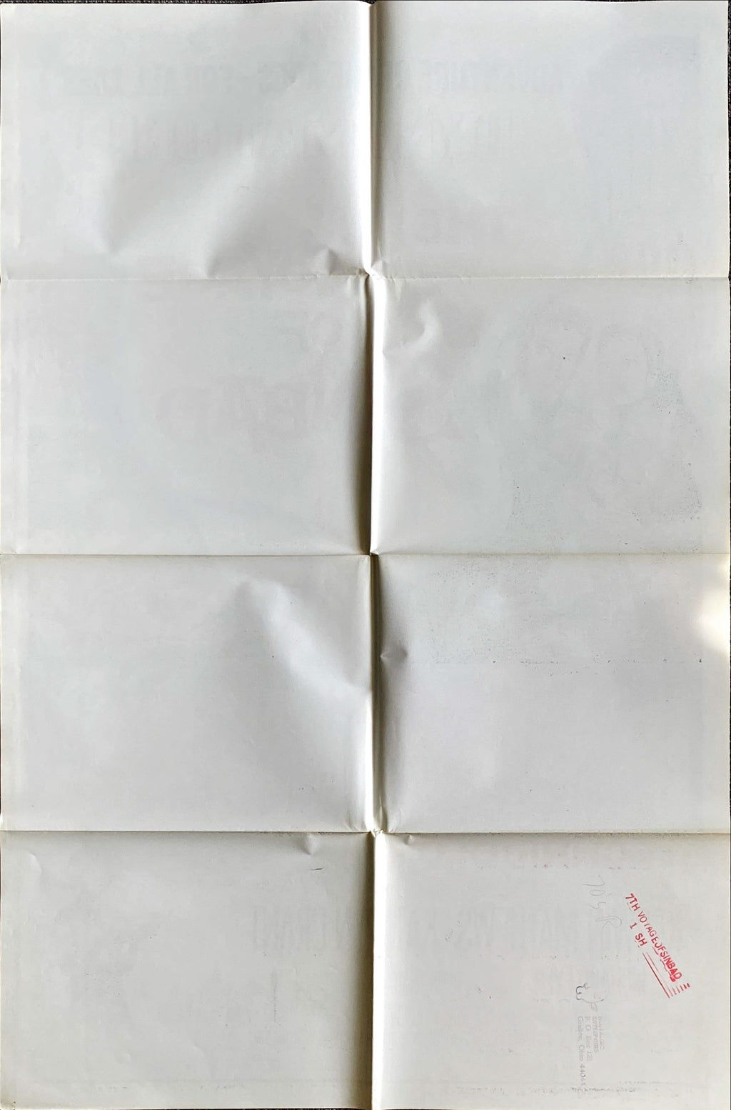 1213 7th VOYAGE OF SINBAD 1sh 1958 Ray Harryhausen