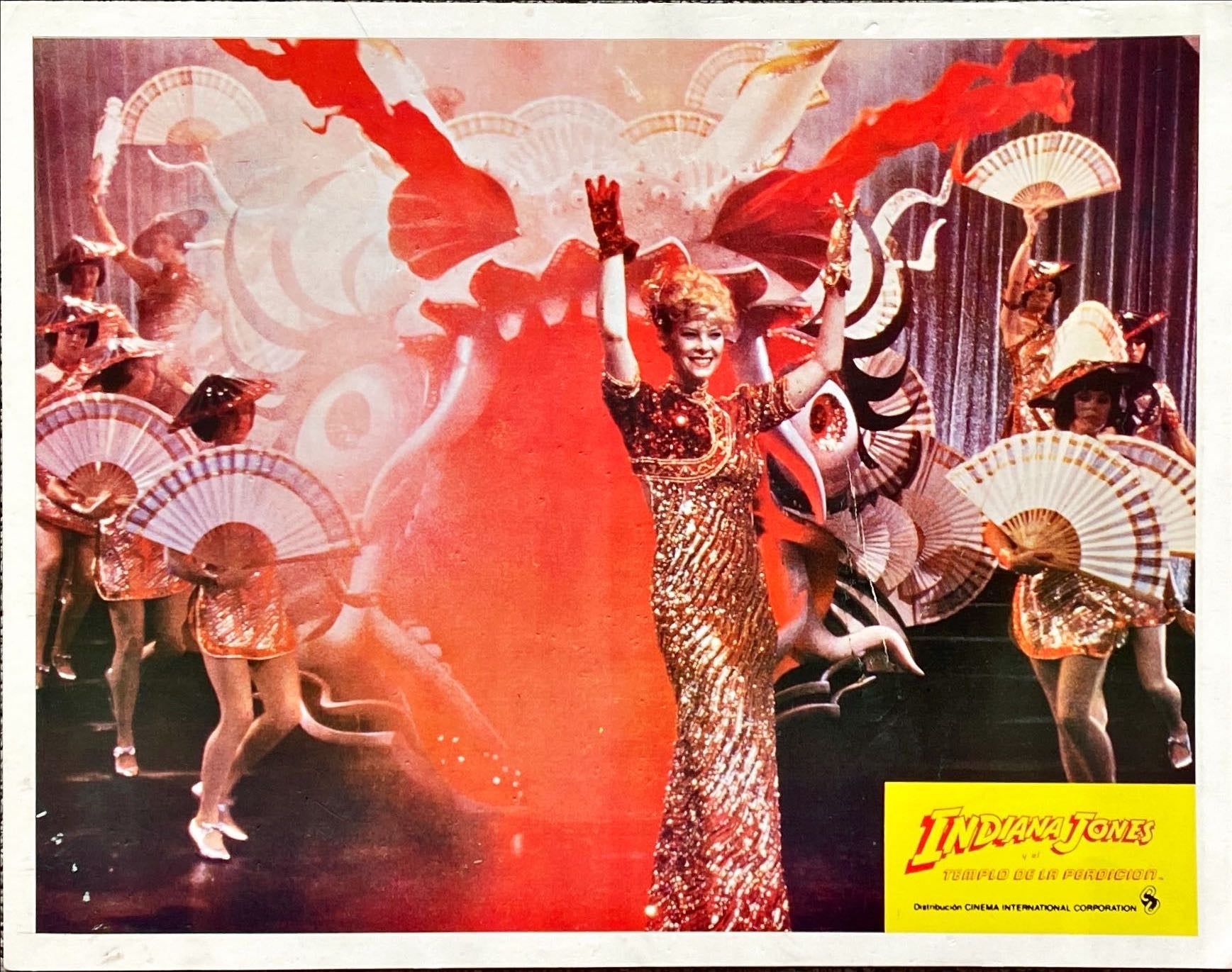 Indiana Jones and the Temple of Doom (1984) 7x Lobby Cards - MX