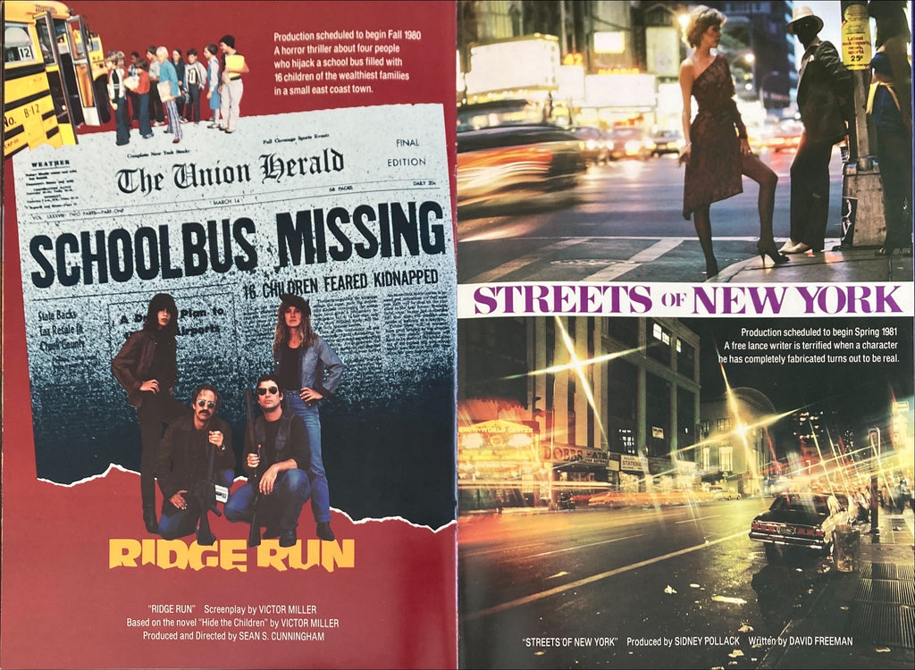 Filmway Pictures (1980-81) Original Campaign Book - Blade Runner, Halloween II