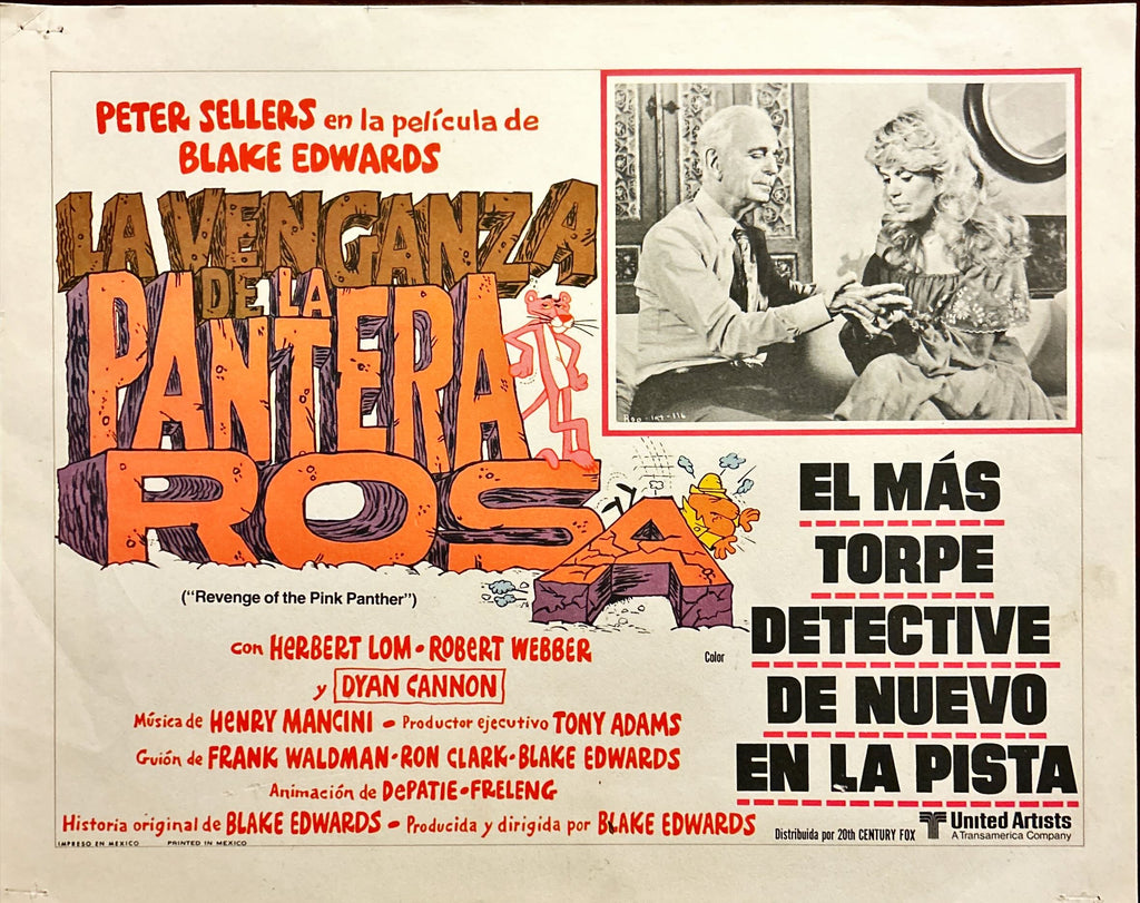Revenge of the Pink Panther (1978) Original Mexican Lobby Card set X5