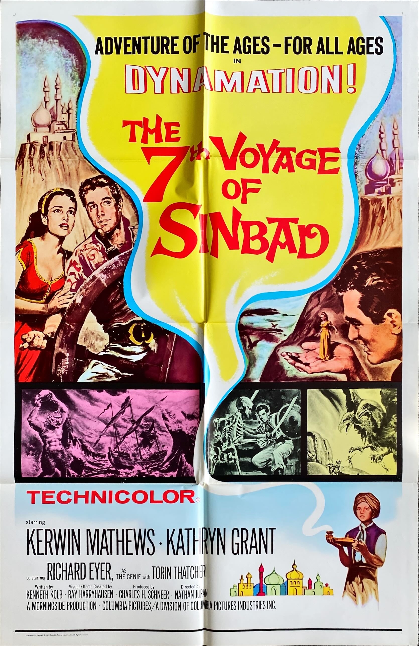 1213 7th VOYAGE OF SINBAD 1sh 1958 Ray Harryhausen
