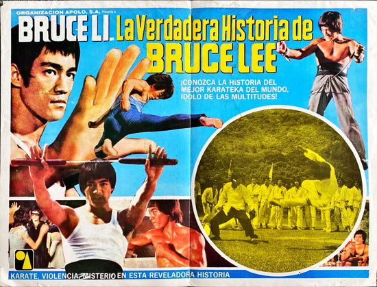 Bruce Lee: The Man, The Myth, Mexican 18x26 Lobby Card R1980s